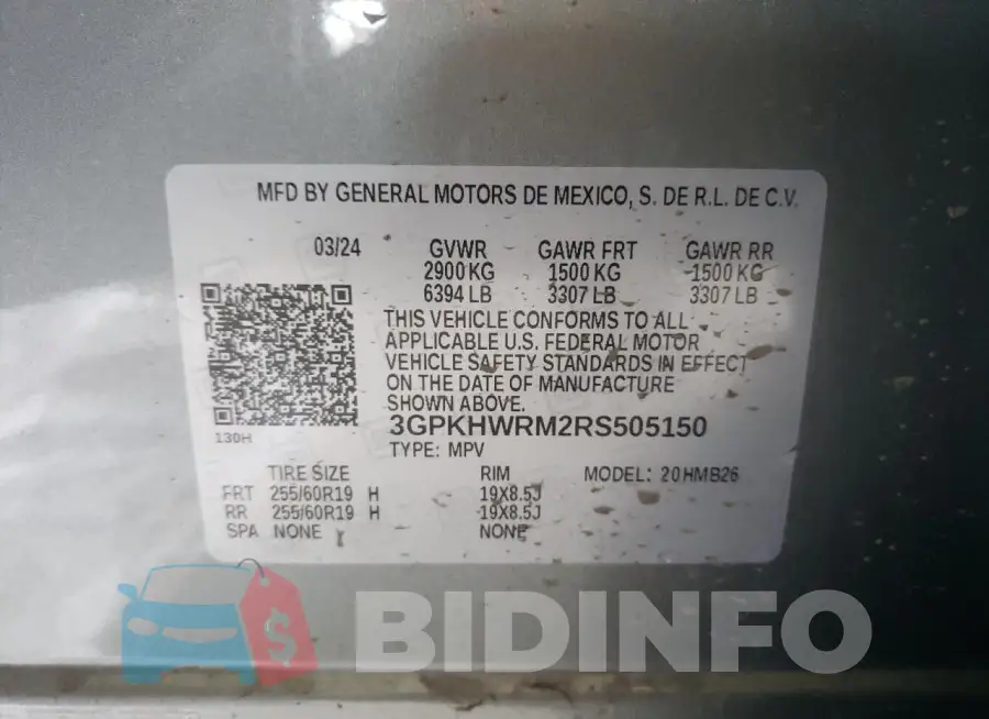 3GPKHWRM2RS505150 Photo# 12