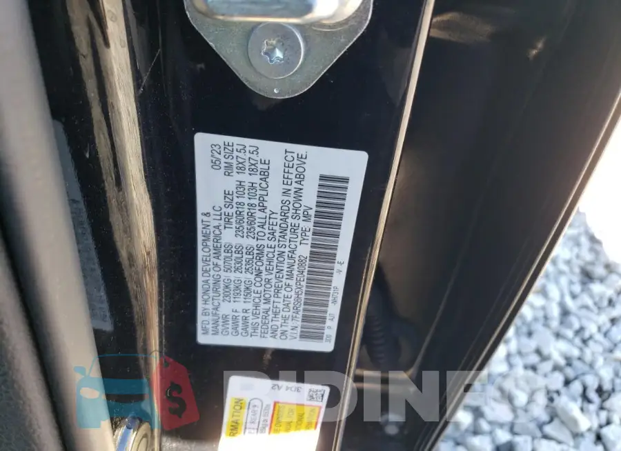 7FARS6H5XPE040882 Photo# 13