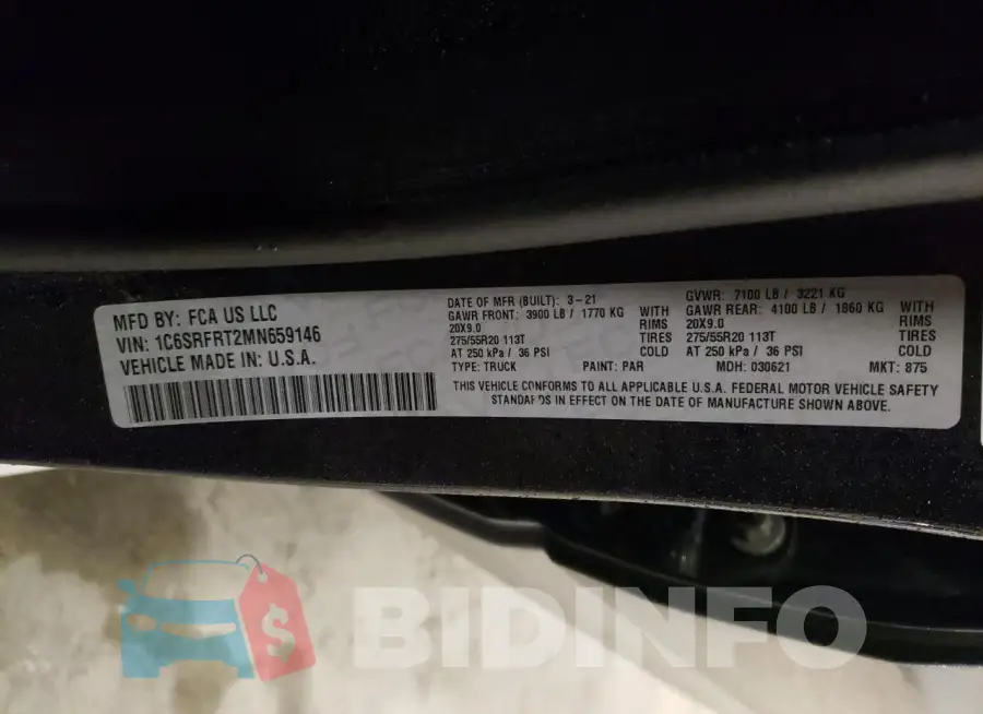 1C6SRFRT2MN659146 Photo# 12
