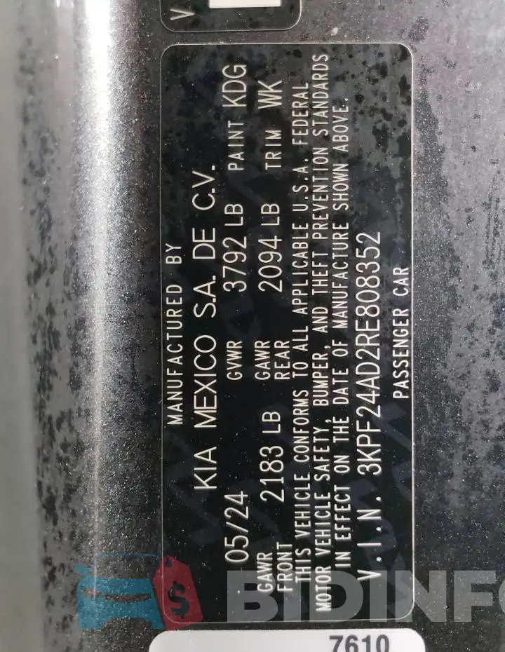 3KPF24AD2RE808352 Photo# 13