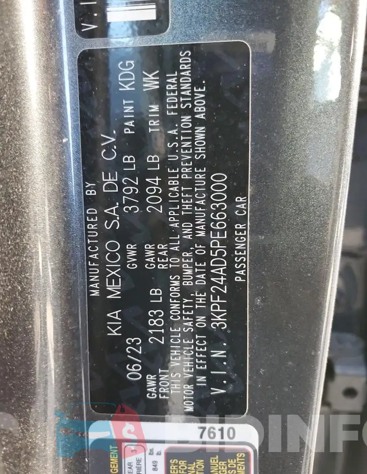 3KPF24AD5PE663000 Photo# 12