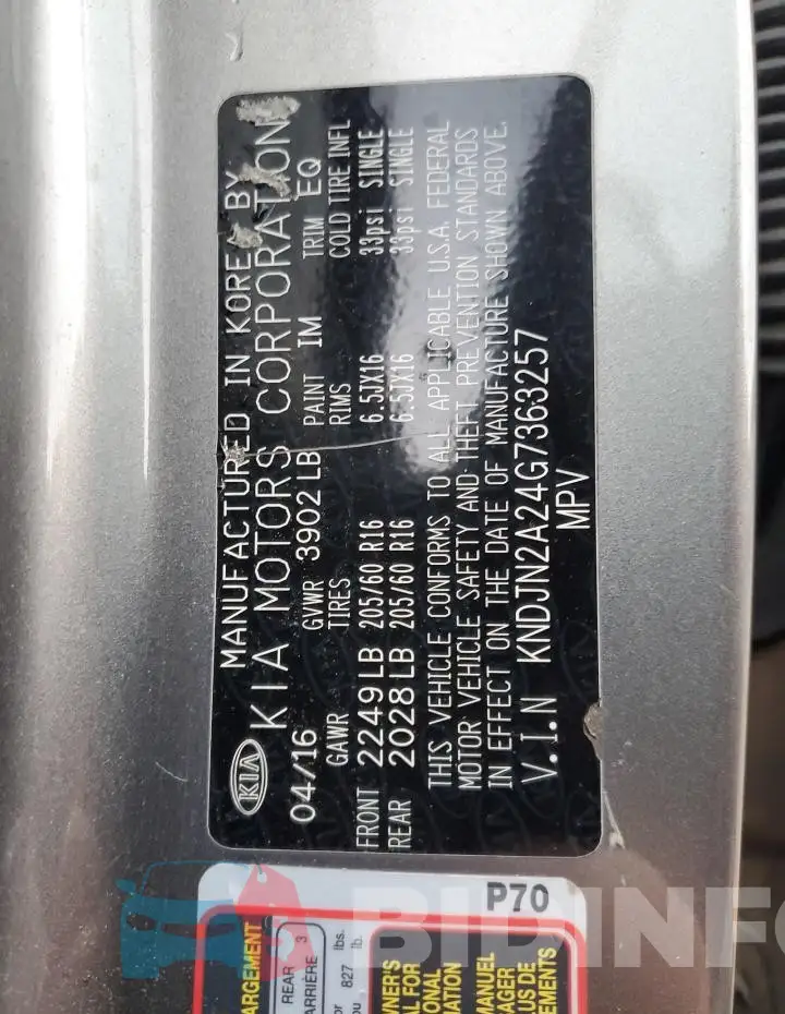 KNDJN2A24G7363257 Photo# 12