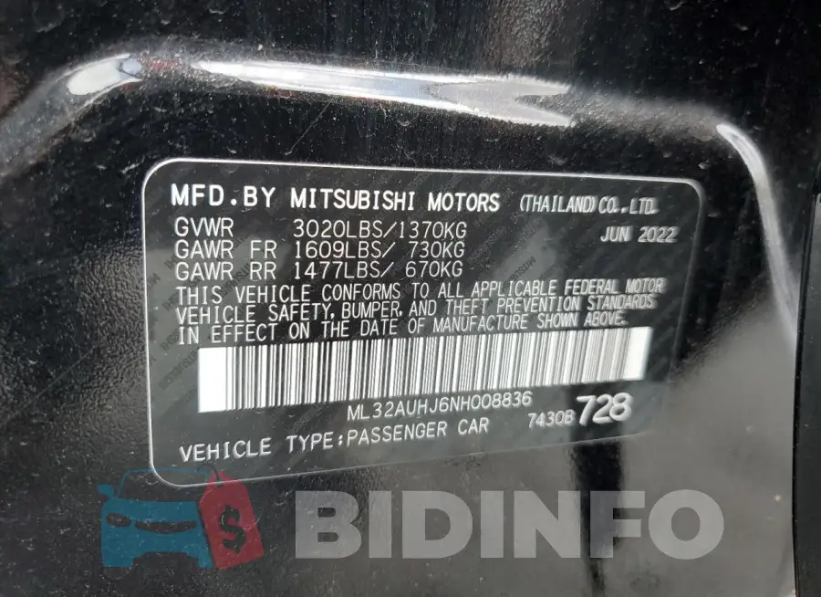 ML32AUHJ6NH008836 Photo# 13
