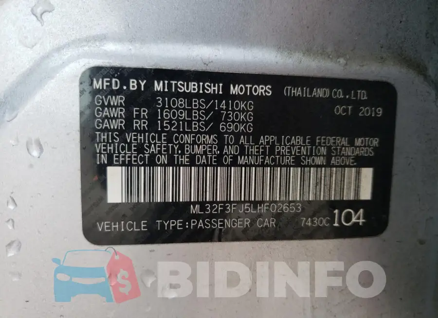 ML32F3FJ5LHF02653 Photo# 12
