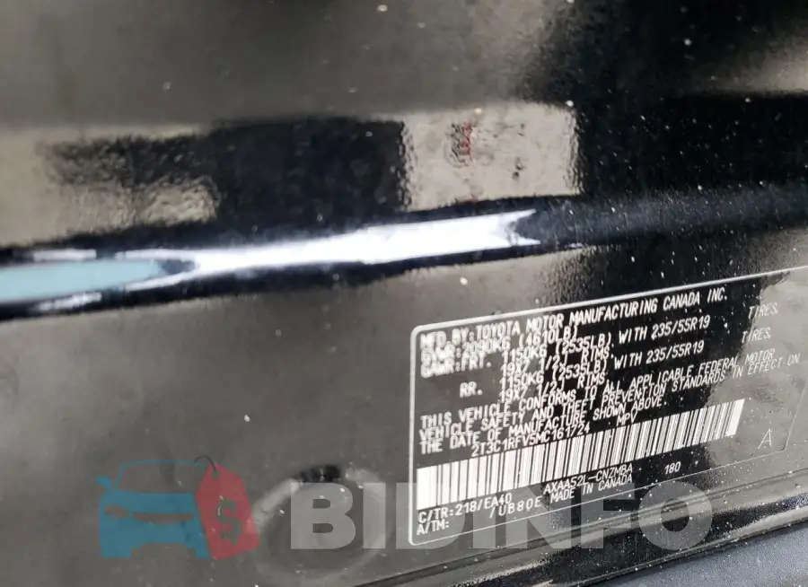 2T3C1RFV5MC161724 Photo# 13