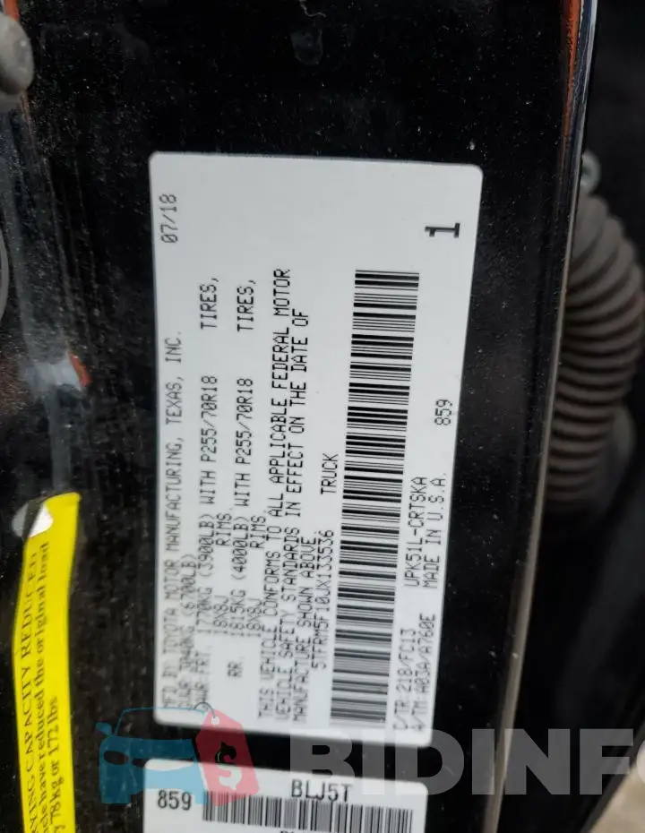 5TFRM5F10JX133536 Photo# 12