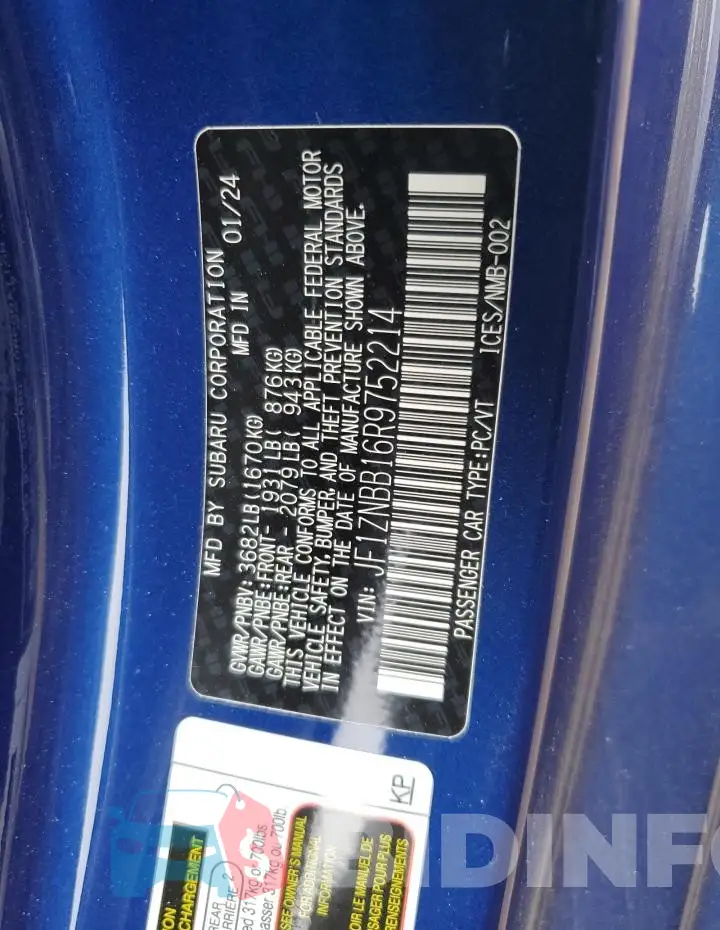 JF1ZNBB16R9752214 Photo# 12
