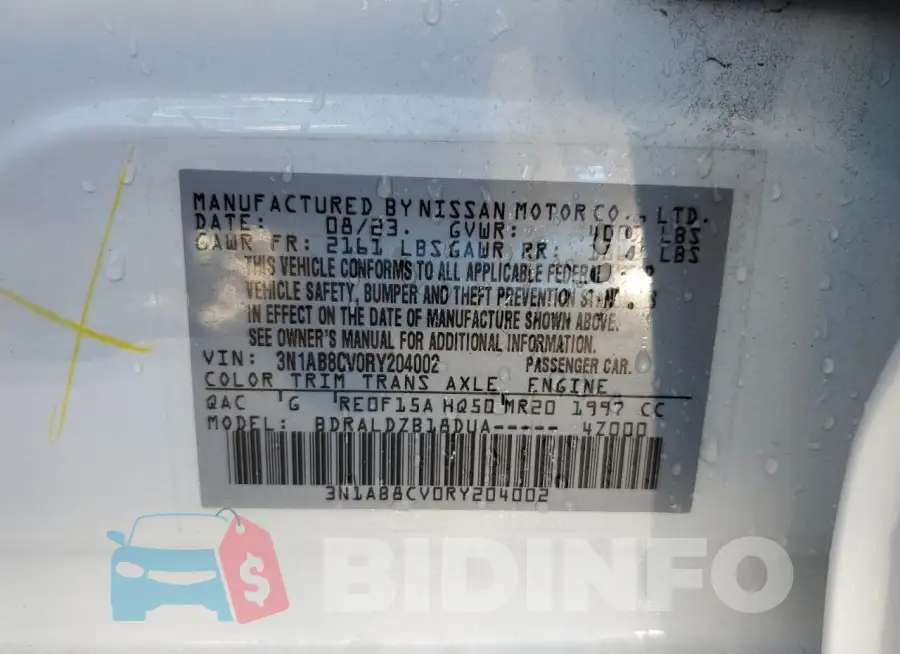 3N1AB8CV0RY204002 Photo# 12