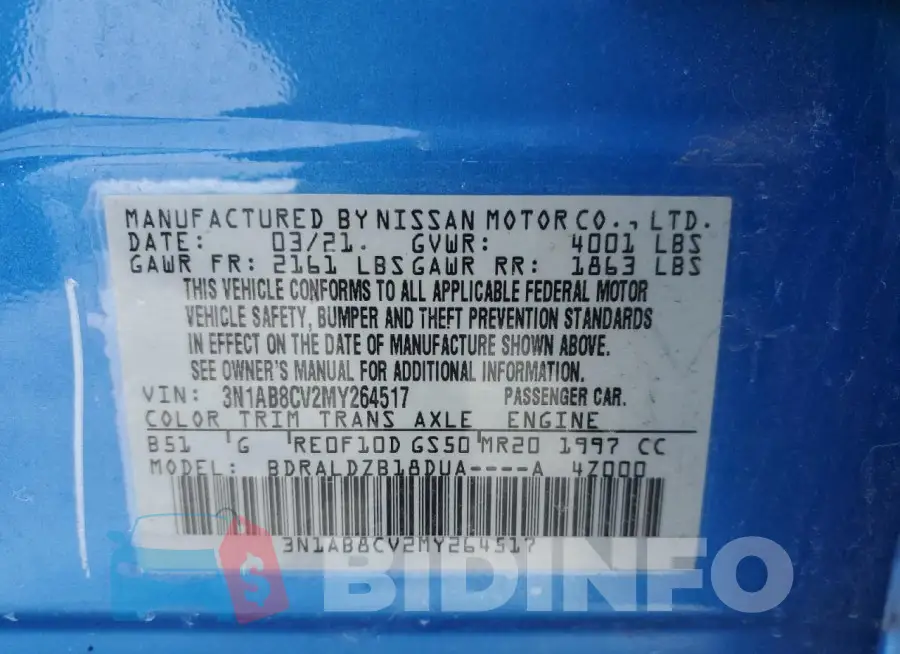 3N1AB8CV2MY264517 Photo# 12