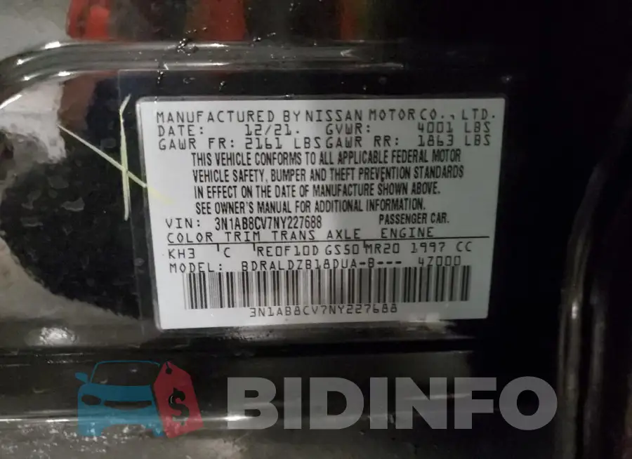 3N1AB8CV7NY227688 Photo# 12