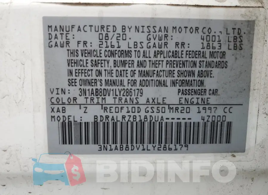 3N1AB8DV1LY286179 Photo# 12