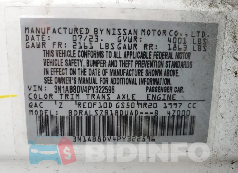 3N1AB8DV4PY322596 Photo# 12
