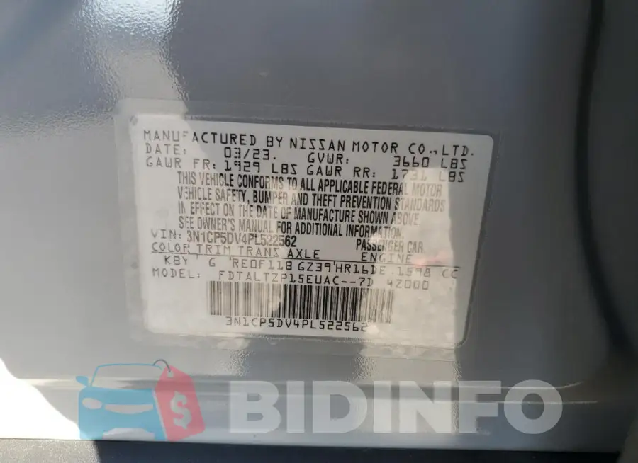 3N1CP5DV4PL522562 Photo# 13