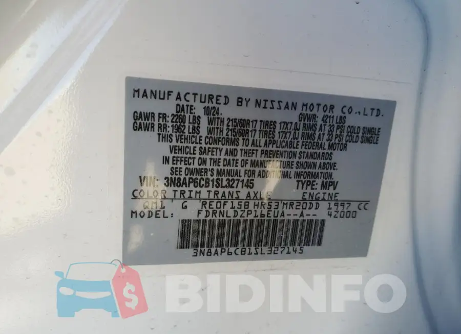 3N8AP6CB1SL327145 Photo# 13