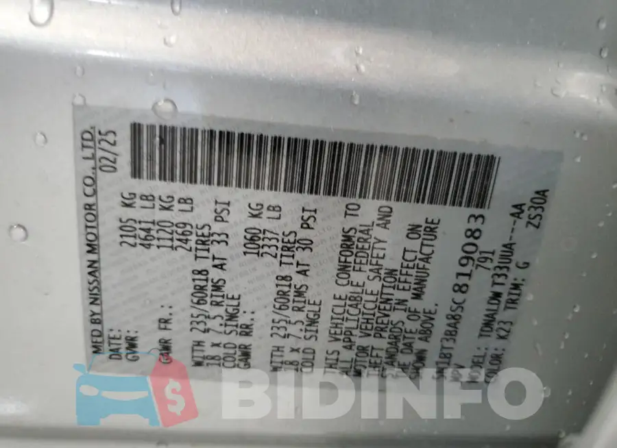 5N1BT3BA8SC819083 Photo# 13