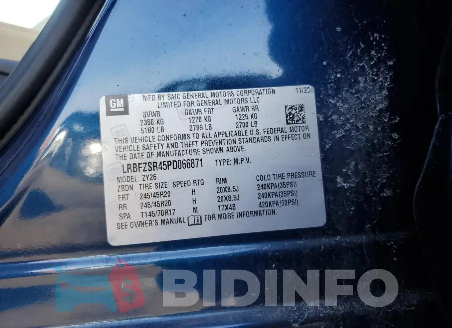 LRBFZSR45PD066871 Photo# 13