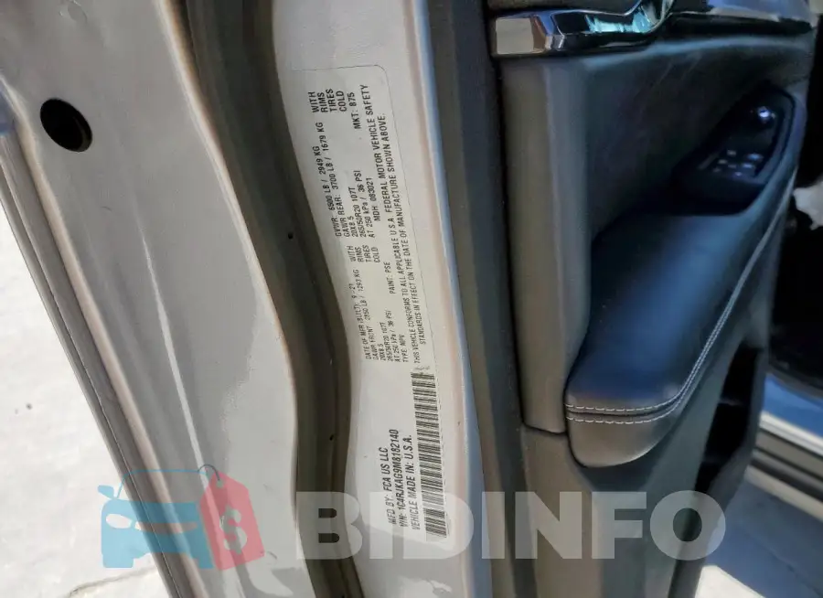 1C4RJKAG9M8182140 Photo# 12