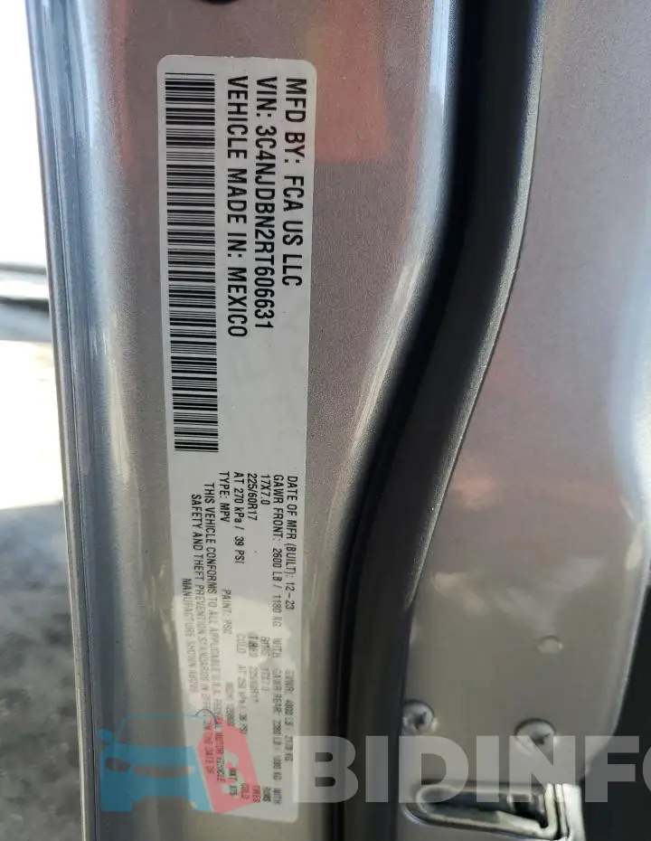 3C4NJDBN2RT606631 Photo# 13