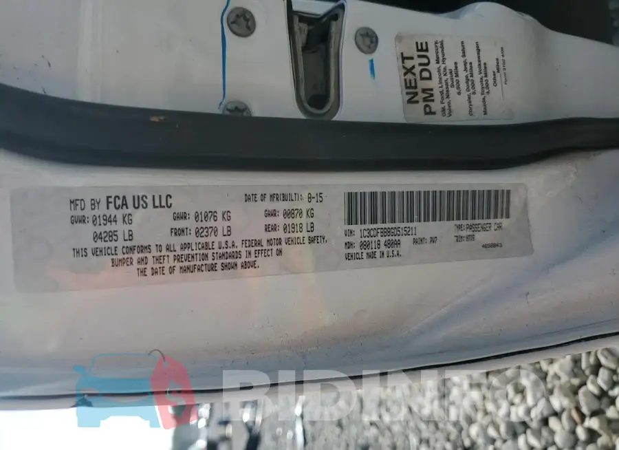1C3CDFBB8GD515211 Photo# 12
