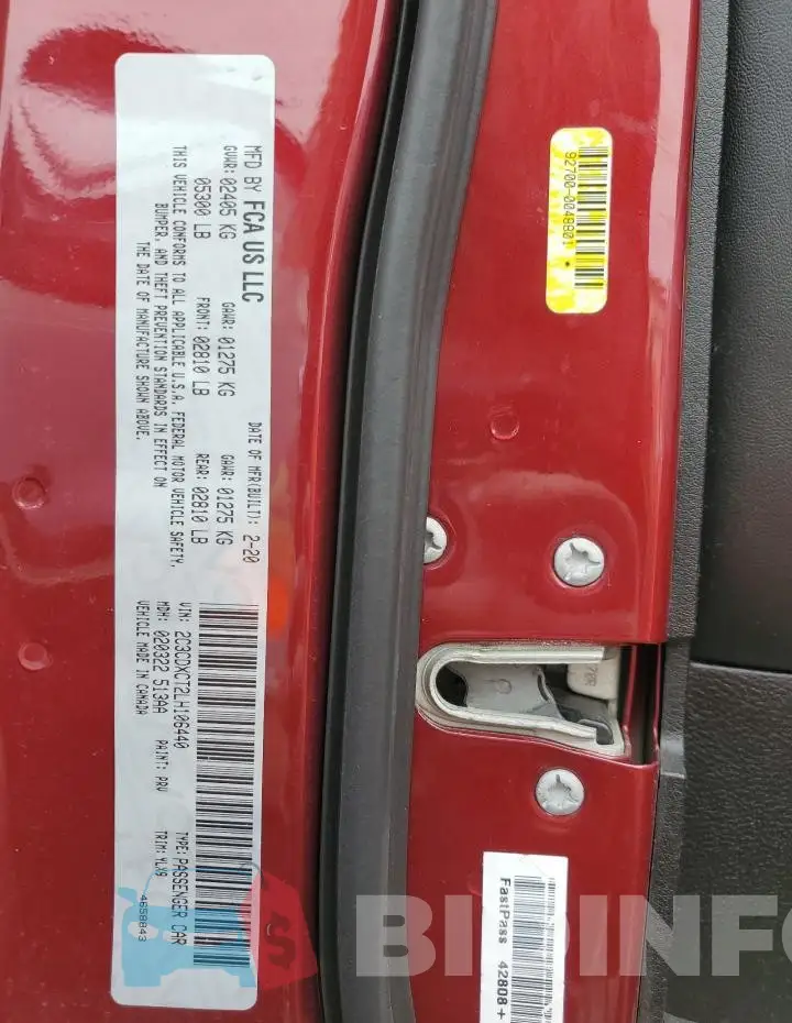 2C3CDXCT2LH106440 Photo# 13