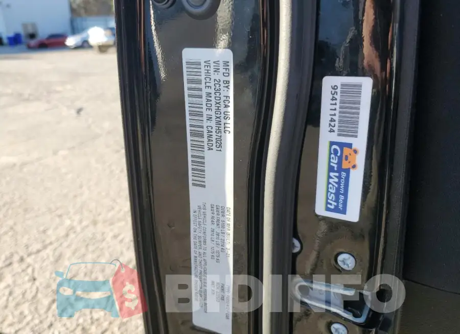 2C3CDXHGXMH570251 Photo# 12