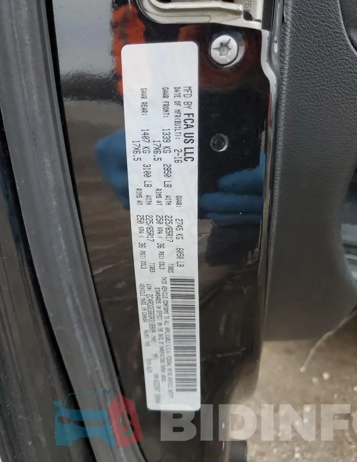 2C4RDGEG6GR318909 Photo# 13