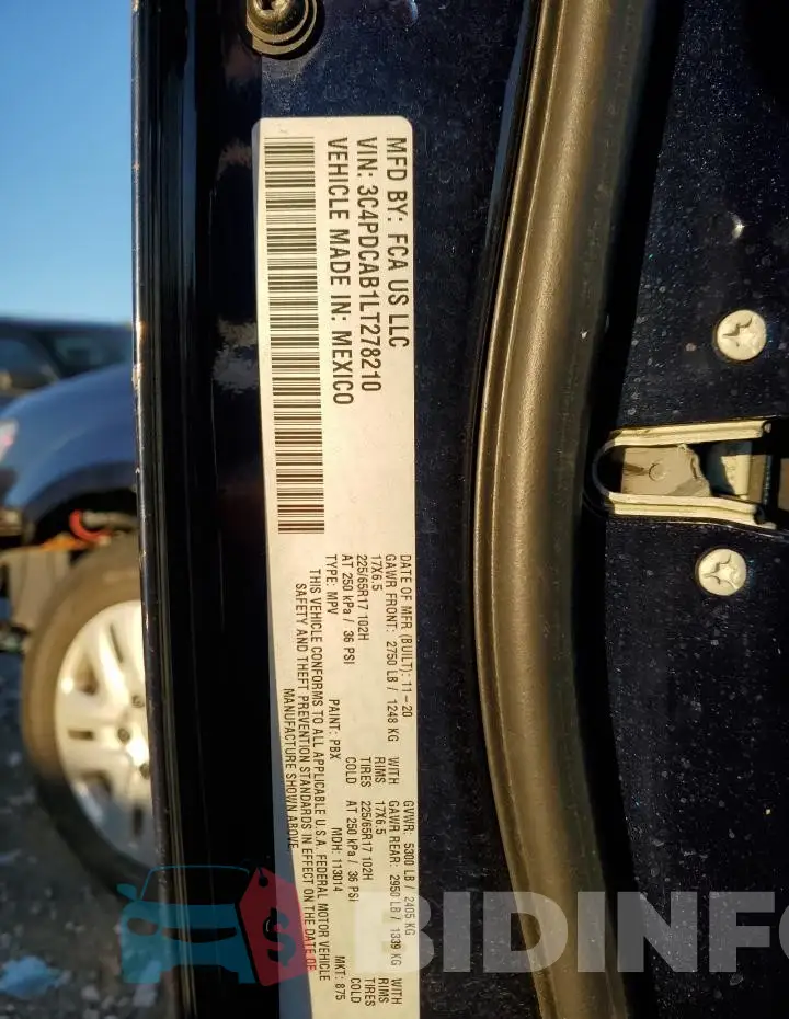 3C4PDCAB1LT278210 Photo# 12