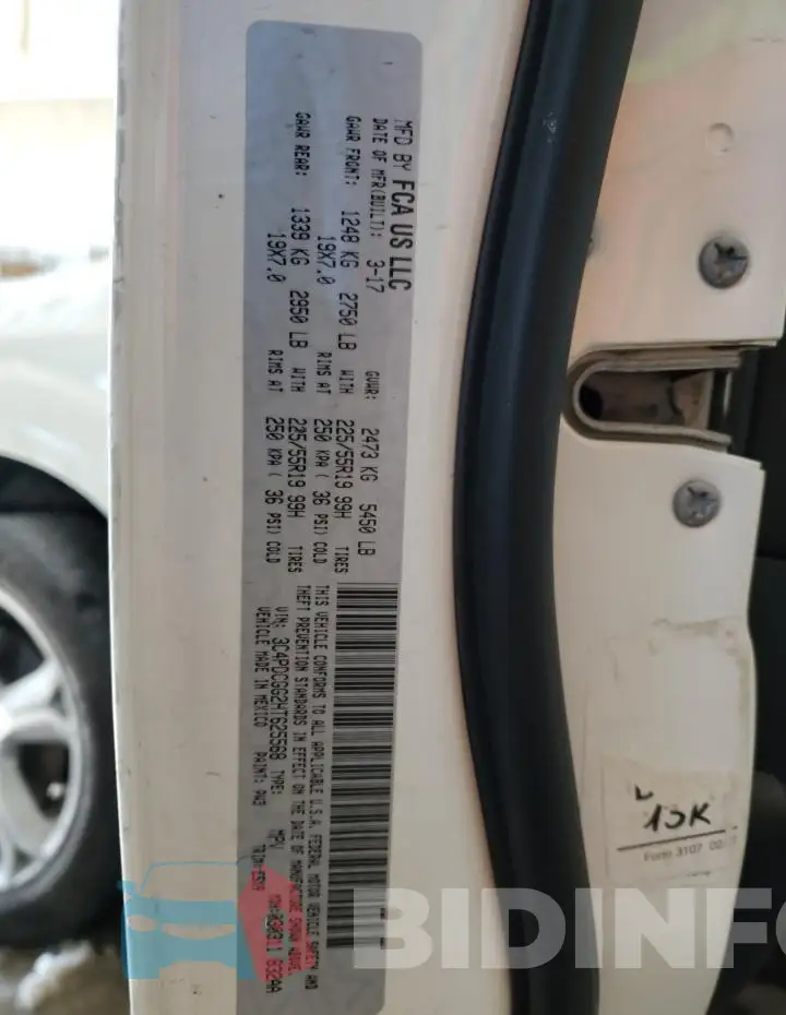 3C4PDCGG2HT625568 Photo# 13