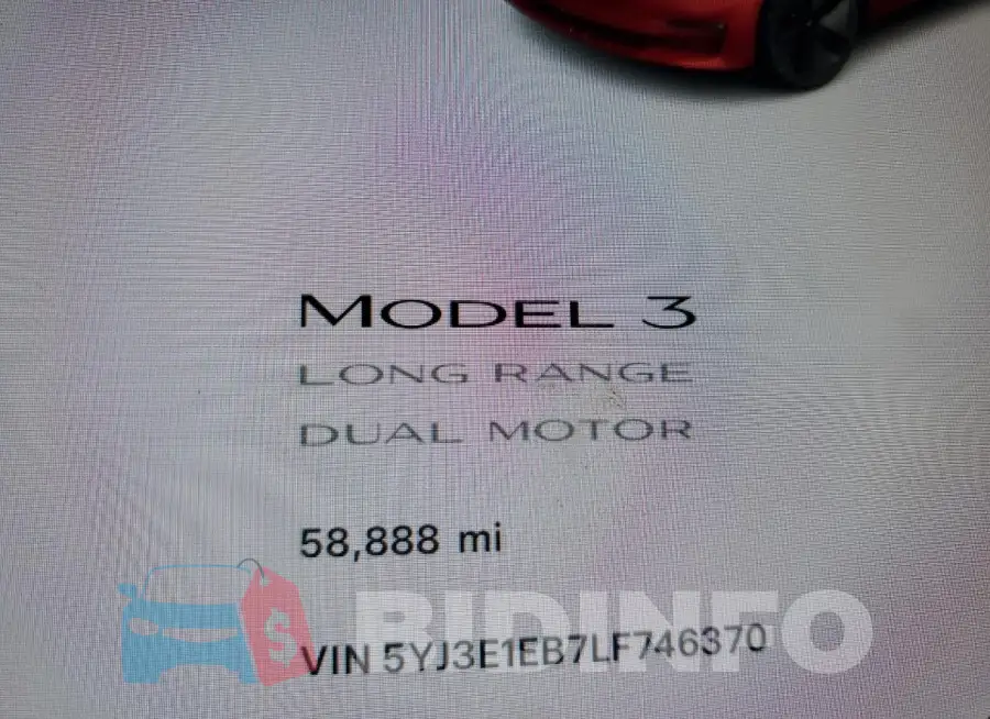 5YJ3E1EB7LF746370 Photo# 9