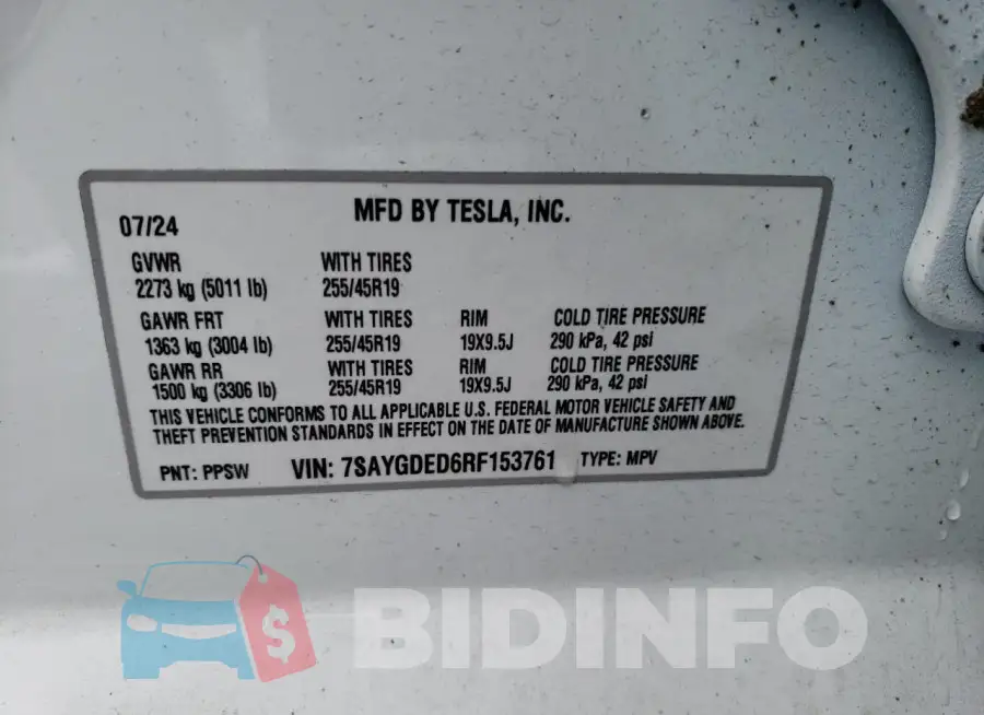 7SAYGDED6RF153761 Photo# 14