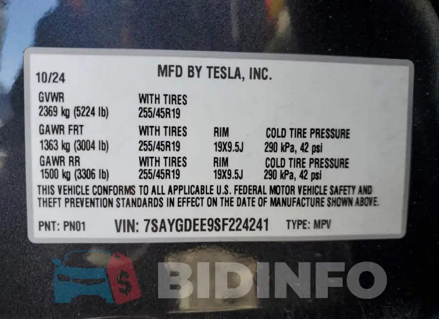 7SAYGDEE9SF224241 Photo# 12
