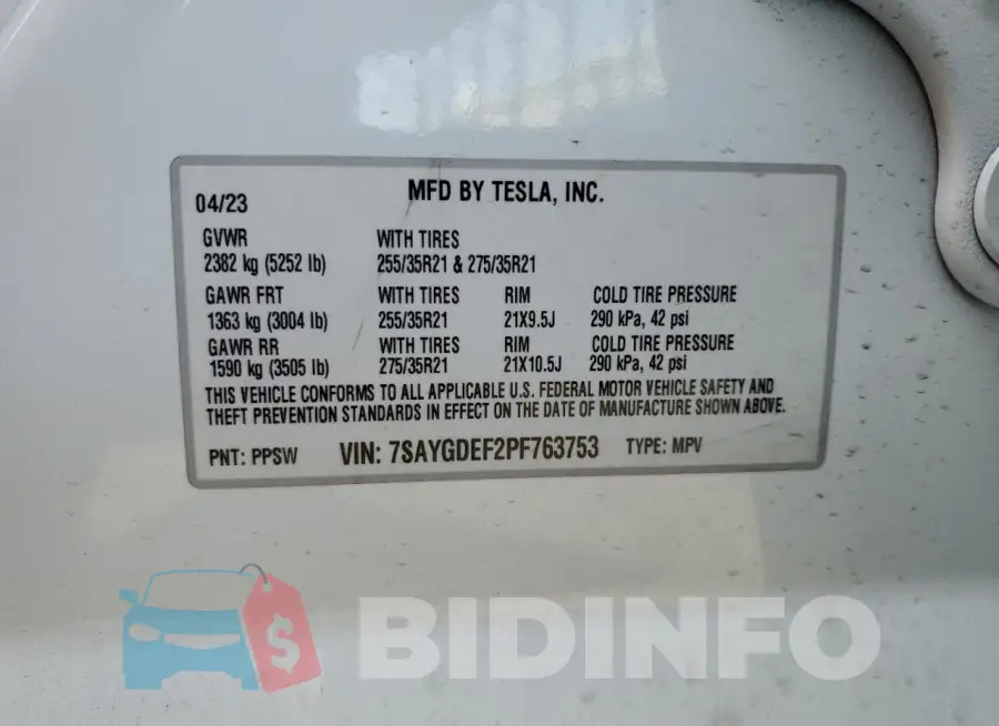 7SAYGDEF2PF763753 Photo# 12