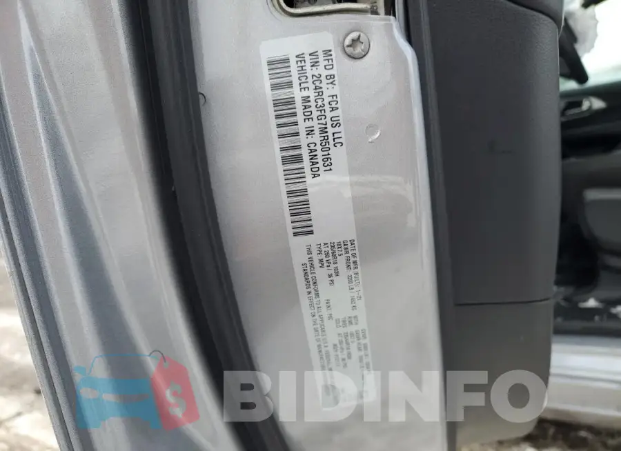 2C4RC3FG7MR501631 Photo# 13