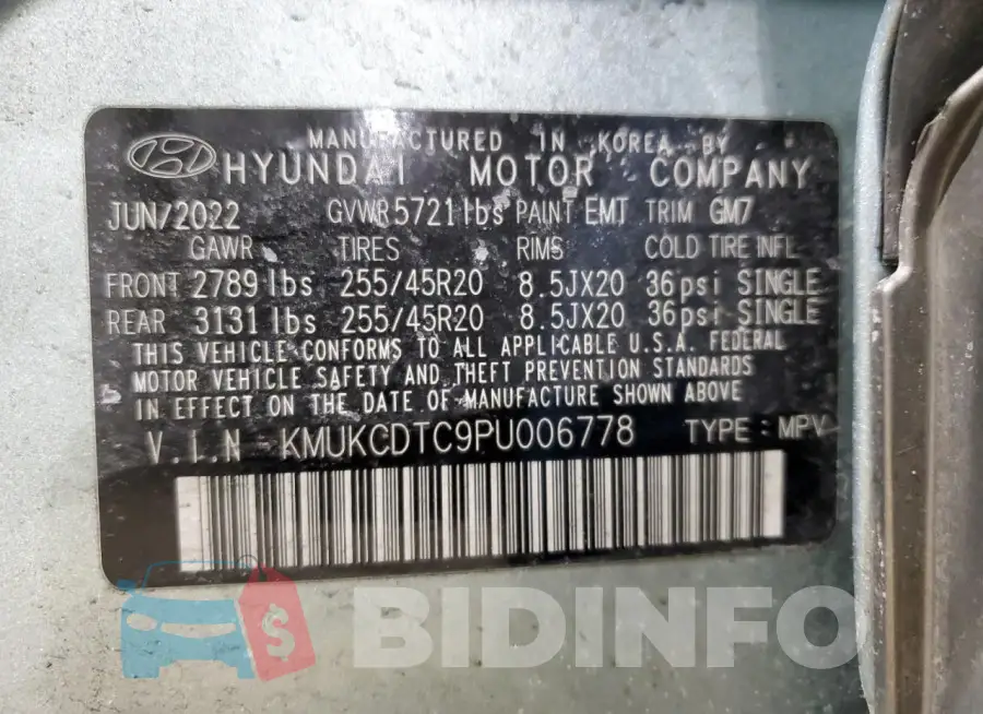 KMUKCDTC9PU006778 Photo# 12