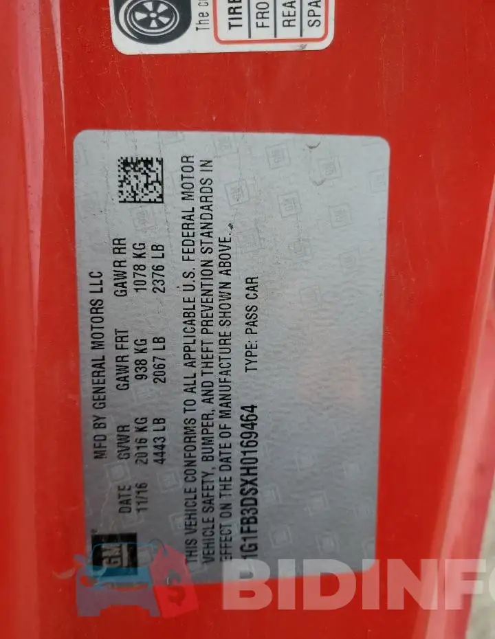 1G1FB3DSXH0169464 Photo# 12