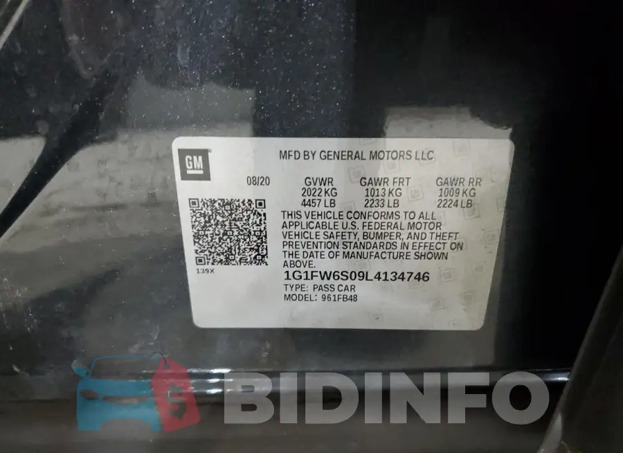 1G1FW6S09L4134746 Photo# 12