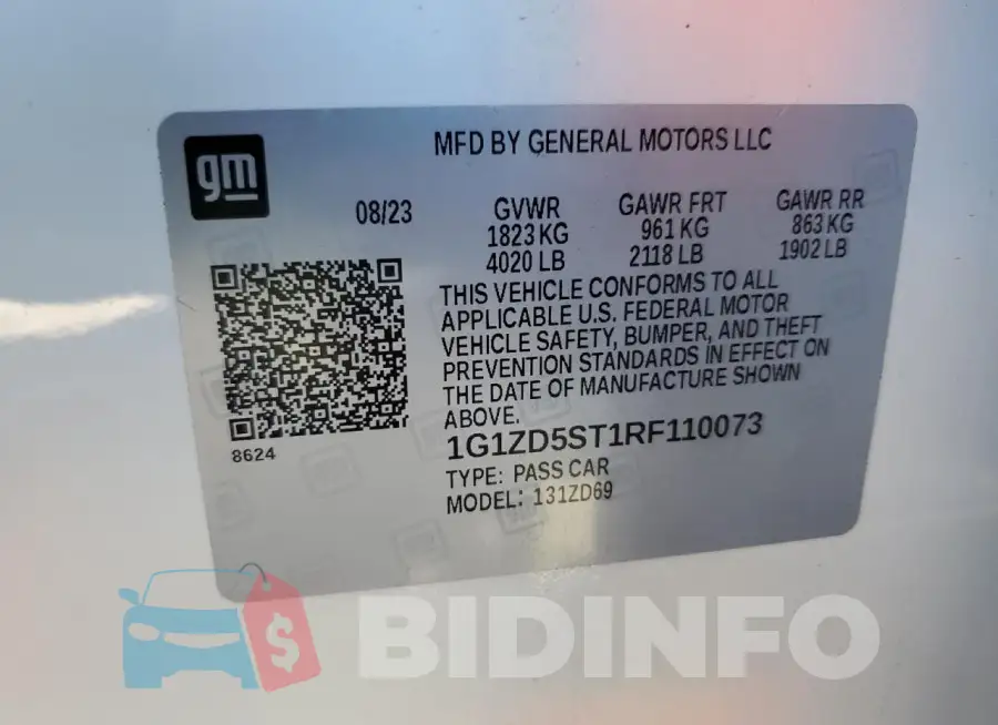 1G1ZD5ST1RF110073 Photo# 13