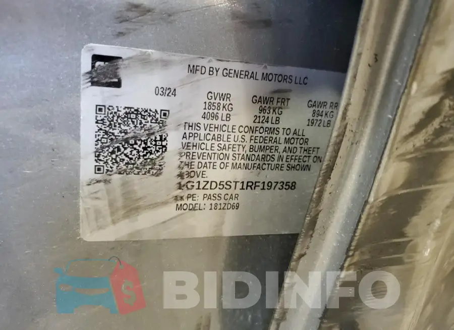 1G1ZD5ST1RF197358 Photo# 12