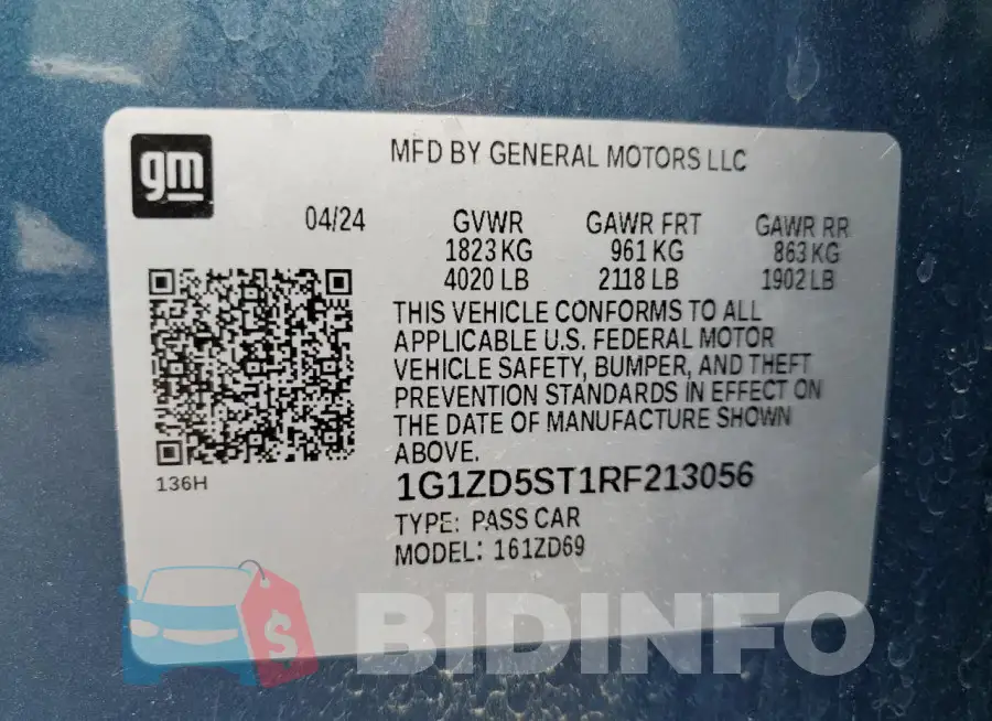 1G1ZD5ST1RF213056 Photo# 12