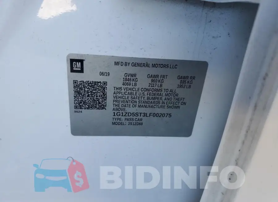 1G1ZD5ST3LF002075 Photo# 12