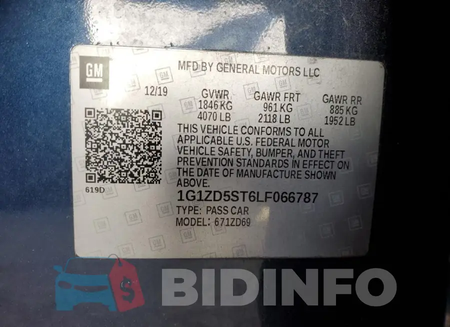 1G1ZD5ST6LF066787 Photo# 13