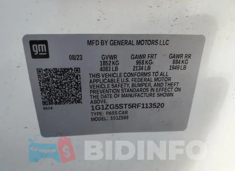 1G1ZG5ST5RF113520 Photo# 12