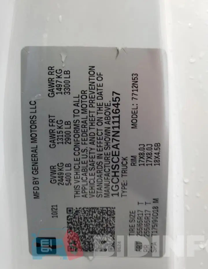 1GCHSCEA7N1116457 Photo# 12