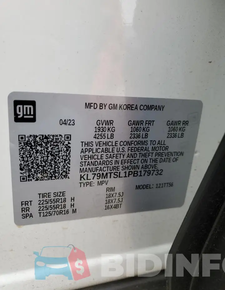 KL79MTSL1PB179732 Photo# 13