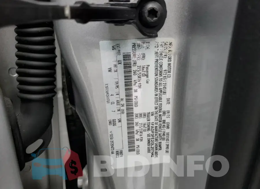 1FADP3FE2GL207442 Photo# 13