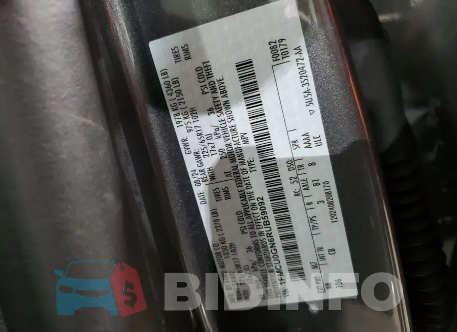 1FMCU0GN6RUB59092 Photo# 13