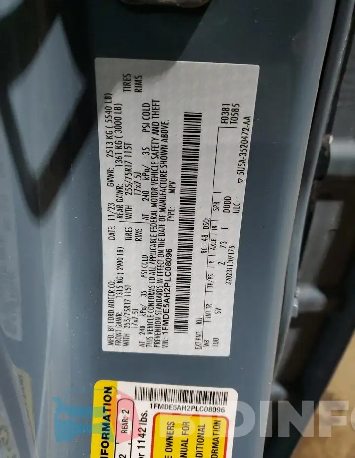 1FMDE5AH2PLC08096 Photo# 12