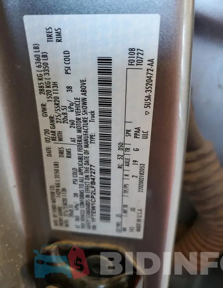 1FTEW1CP2LFB47277 Photo# 12