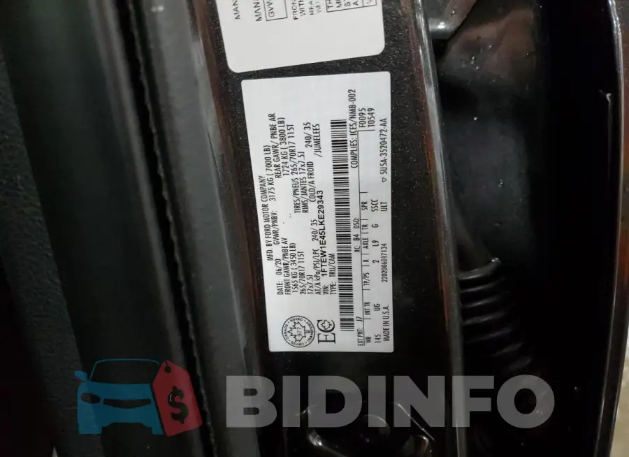 1FTEW1E45LKE29343 Photo# 12