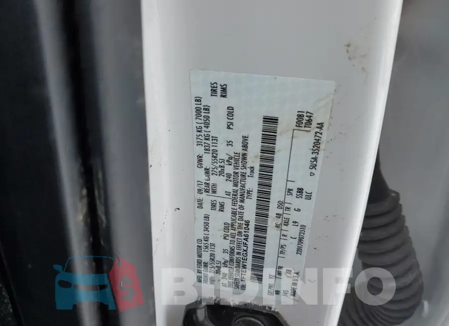 1FTEW1EGXJFA61046 Photo# 12